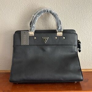 GUESS Black Talene Satchel Bag